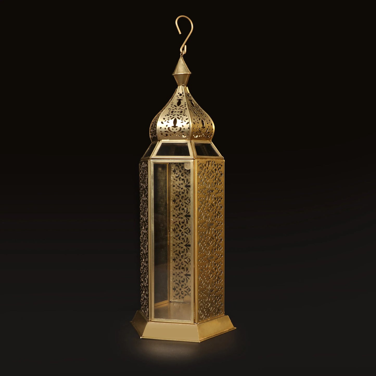 Jodhpur Hexilgree lantern Light in Antique Gold