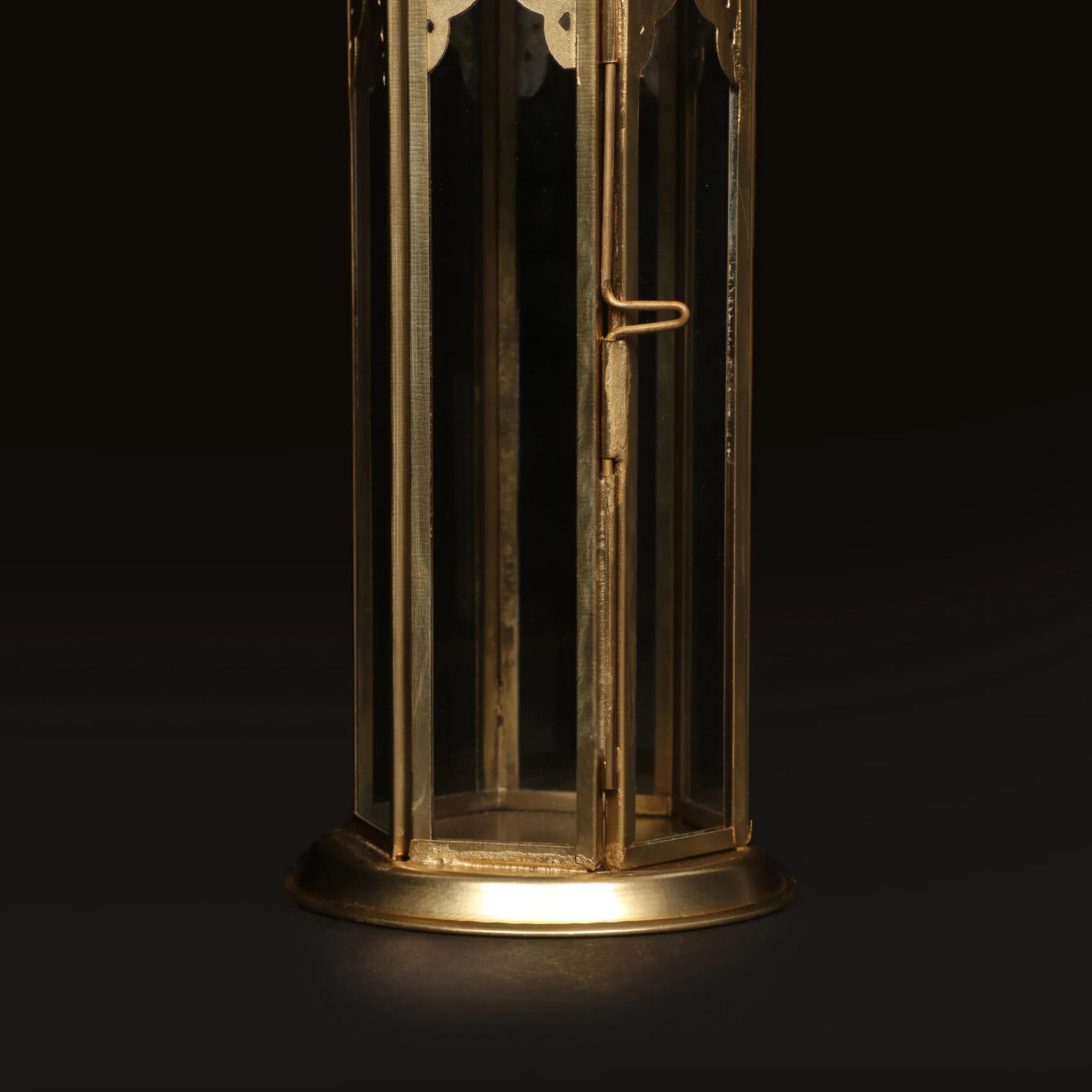 Arabian Tower Metal Lantern Light in antique gold - GL-4440B-BR