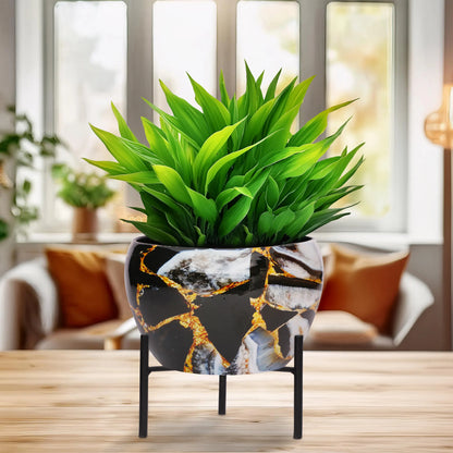 Printed Flower Pot