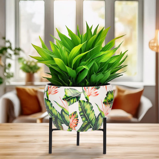 Printed Flower Pot