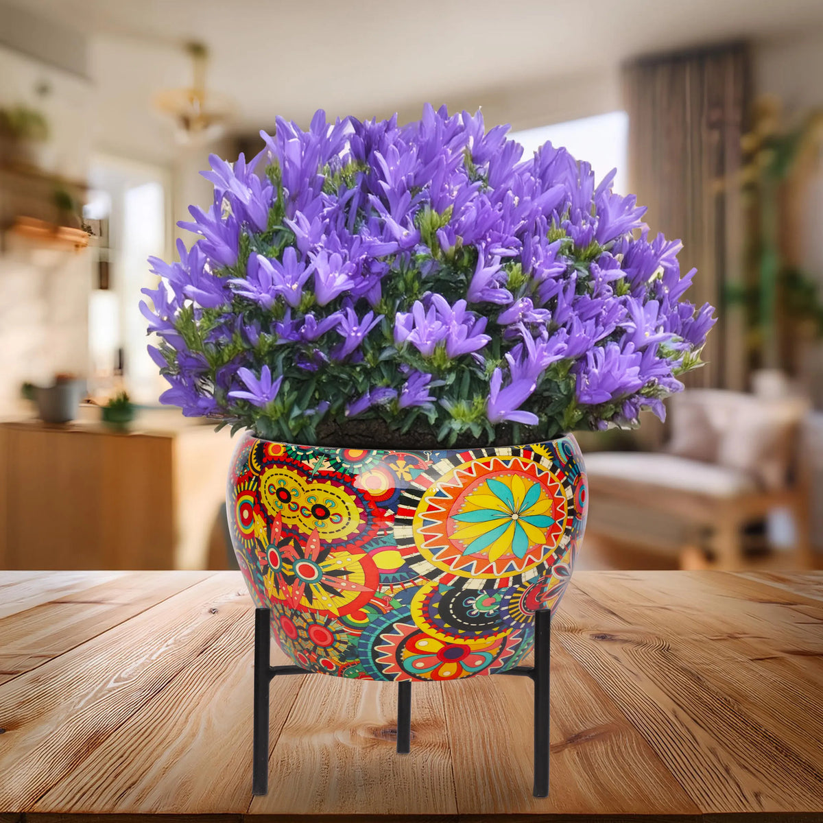 Printed Flower Pot